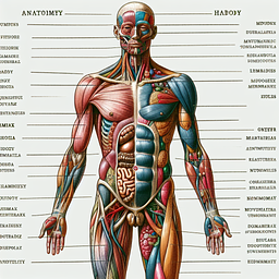 Anatomical illustration of the human body