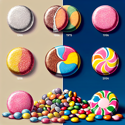 The evolution of M&M's over the years