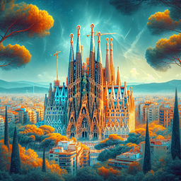 The Sagrada Familia, a UNESCO World Heritage site, is an iconic symbol of Spain's architectural prowess